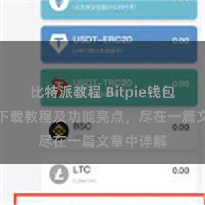 比特派教程 Bitpie钱包最新版本下载教程及功能亮点，尽在一篇文章中详解