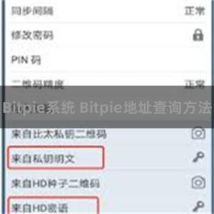 Bitpie系统 Bitpie地址查询方法
