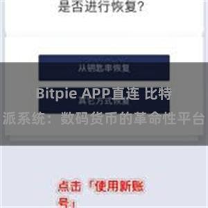 Bitpie APP直连 比特派系统：数码货币的革命性平台